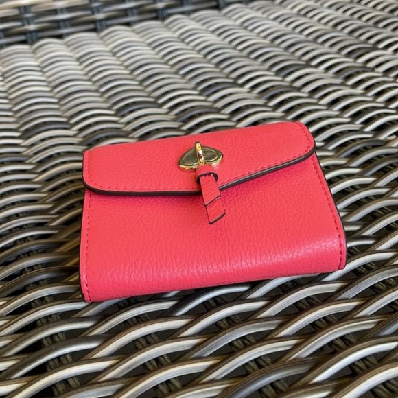 Kate Spade Marti Small Flap Wallet Dark Watermelon - Picture 6 of 16